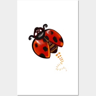 Single lady bug Posters and Art